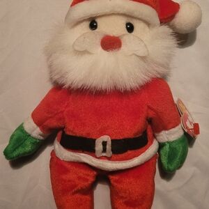 Ty Santa Claus Plush - Red and Green